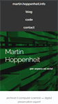 Mobile Screenshot of hoppenheit.info